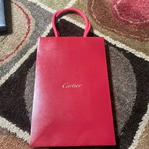 Cartier boutique paper bag